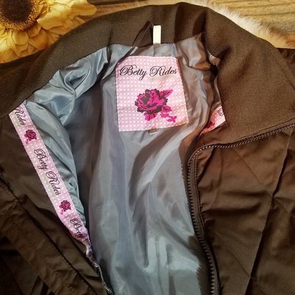 Betty Rides Jacket Snowboard Riding Quilted - Picture 6 of 8